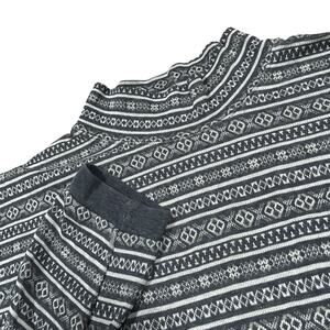 Vintage 80s 90s LL Bean Women’s Fair Isle Long Sleeve Shirt USA Made Medium